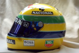 Ayrton Senna modifié sur Arai sk5